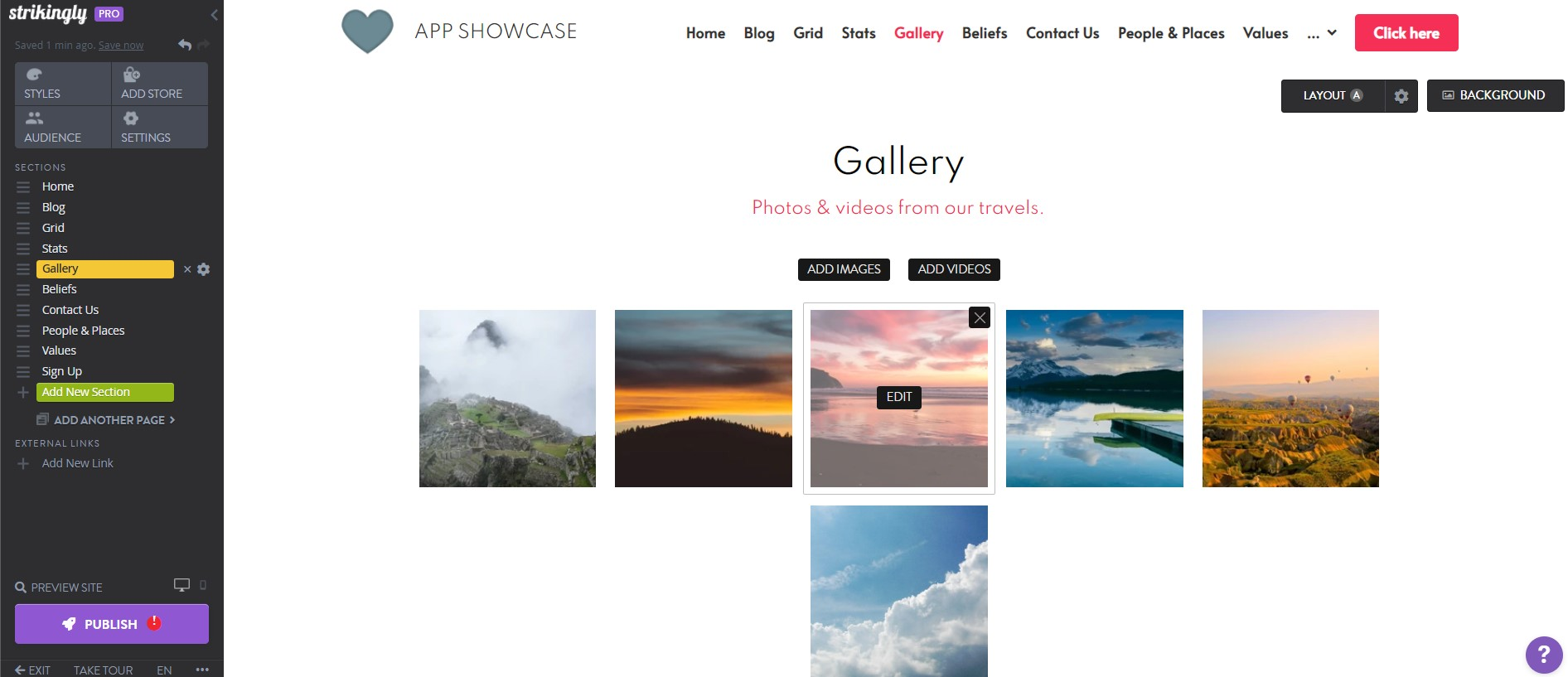 Image taken from Strikingly Product Image taken from Strikingly Product